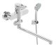 RUBINETA bathroom set: Virtu12/C faucet, shower head, holder, hose, chrome color. 2