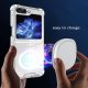 ETUI MAGNETIC SAMSUNG GALAXY Z FLIP5 CLEAR / PRZEŹROCZYSTY 4