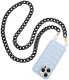 Uniwersalna smycz do telefonu / na ramię Chain-09, BLACK / CZARNY 1