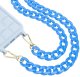 Uniwersalna smycz do telefonu / na ramię Chain-09, BLUE / NIEBIESKI 3