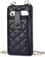 Pikowana torebka / saszetka na telefon 19*10,5*2cm, BLACK / CZARNY 1