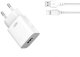 XO ładowarka sieciowa L99 1xUSB 2,4A BIAŁA + KABEL USB/USB-C 1