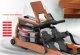 Wioślarz treningowy JOROTO MR280PRO wodny dębowy składany 150kg nowy 5