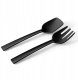 POSATE Zestaw sztućców serwisowych czarny 2