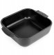 APPOLIA Naczynie kwadratowe 21 cm Satin Black 1