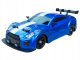 DUŻY Samochód Do Driftu Auto RC Drift 1:16 2,4 GHz PARA DYM 4WD Niebieski Nissan GTR LED 3