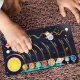DREWNIANY LABIRYNT UKŁAD SŁONECZNY MONTESSORI PLANETY 8