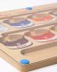 DREWNIANY LABIRYNT MAGNETYCZNY MONTESSORI NAUKA KOLORÓW I LICZENIA 5