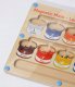 DREWNIANY LABIRYNT MAGNETYCZNY MONTESSORI NAUKA KOLORÓW I LICZENIA 6