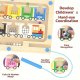 DREWNIANY LABIRYNT MAGNETYCZNY MONTESSORI NAUKA KOLORÓW I LICZENIA 7