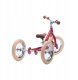 Pierwszy rowerek trójkołowy dziecięcy biegowy 2w1 czerwony matowy Trybike vintage 3wheeler 1