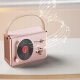 GŁOŚNIK BLUETOOTH BEZPRZEWODOWY PRZENOŚNY MOBILNY MAŁY W STYLU RETRO 4