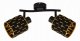 Reality Thiago 838402-02 listwa plafon lampa sufitowa spot 2x40W E14 płomienna czarna 1