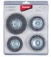 Makita Rundbürsten-Set 4tlg. Stahl 3