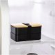 Śniadaniówka LUNCH BOX ze sztućcami, bambus 18,5 x 10,5 x 9,3 cm PJM43 3