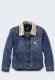 Kurtka Jeansowa Carhartt Denim Sherpa Beech 6