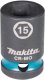 IMPACT SOCKET MAKITA 1/2 15 MM E-16112 1