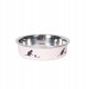 METAL CAT BOWL KARLIE 160ML PINK 1