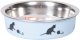 KARLIE METAL CAT BOWL 160ML BLUE 1