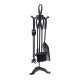 Urban Outdoor FIREPLACE TOOLS SET 5 20B BLACK 1
