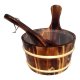 Urban Outdoor SAUNA BUCKET WITH LADLE (4 L) 1