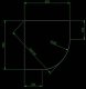 SHOWER TRAY K-391B 90X90X15 ACRYLIC 1