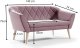 Sofa Skandynawska 2 osobowa GLORIA styl skand riviera 62 3