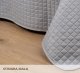 BEDSPREAD MICRO 160X220 CM SQUARES GREY 1