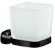 AMALFI TOOTHBRUSH HOLDER MATT BLACK 1