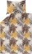 BED COV SET Abstract Leave COTT 140x200 1