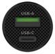 CHARGER AUTO GT-ZJ21 20W USB-A/USB-C BK 1