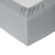 FITTED SHEET COTTON 90X200+25 GREY 1
