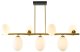 Lampa wisząca Domoletti PENDANT LIGHT RAILE H52CM 7XG9 GOLD 1
