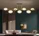 Lampa wisząca Domoletti PENDANT LIGHT RAILE H52CM 7XG9 GOLD 3