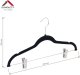VELVET HANGER CLIPS BLACK LSV023 3PCS 1
