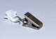 Domoletti PLAST. SLIDER WITH SILV METAL CLIP. 30PC 2