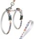 KITTEN HARNE AND LEASH WHITE 20-35CM10MM 1