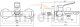 MIXER BATH NERI WITH SHOWER SET COPPER 1