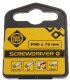 Forte CROSS SCREWDRIVER PH0 X 75 MM 3