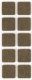 FELT PADS D20X20 BROWN 10PCS 1