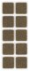 FELT PADS D20X20 BROWN 10PCS 1