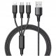 Kabel USB ITIMPORT KABEL ŁADOWARKA 3w1 MICRO TYP-C do IPHONE USB-C 5A 3
