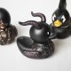 Kaczka KĄPIELOWA GOTHIC duck HEAVY METAL Irokez Czarna do WANNY PREZENT 3