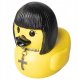 Kaczka KĄPIELOWA GOTHIC duck HEAVY METAL Goth Thicc Czarna WANNY PREZENT 1