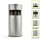 ROUND TRASH BIN WITH ASHTRAY T-Y0617S 1