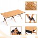 Stół OGRODOWY 60x90cm MOCNY ODPORNY Kempingowy TORBA MOCNY STABILNY CZARNY 6
