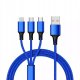 Kabel USB ITIMPORT USB-A - USB-C + microUSB + Lightning 1.2 m Biały 4