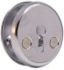 ESCUTCHEON 016 STEEL KEY CP 2