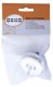 ESCUTCHEON 0350 STEEL BATHROOM WHITE 1
