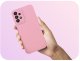 Etui do Samsung Galaxy A53 5G (Osłona Kamery, Różowe, Ochronne)   Szkło 9H 5